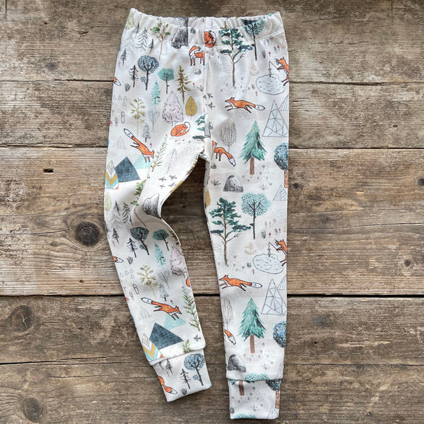 Lovebee Club Fox Mountain Slim Leggings Organic Children baby