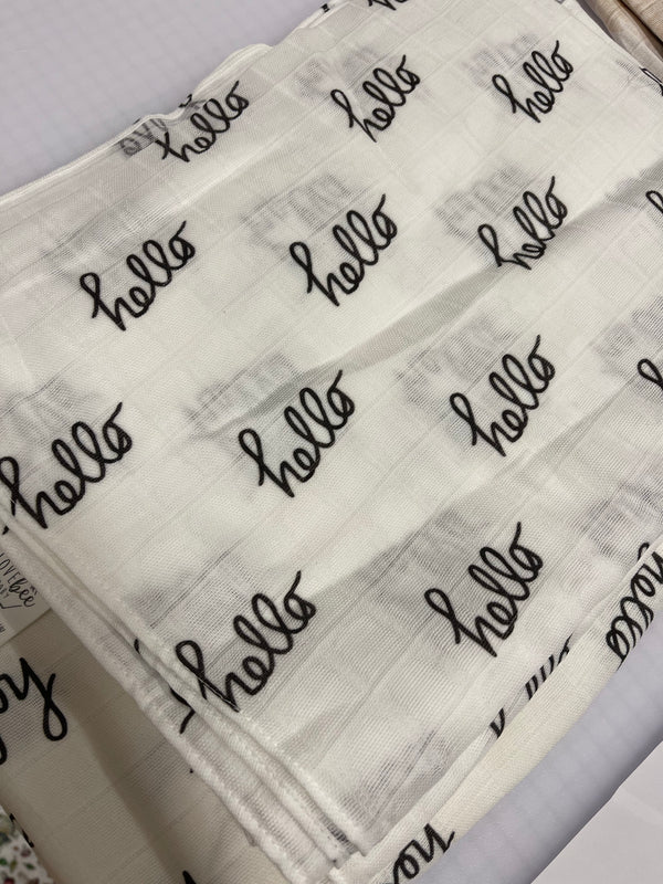 Hello Organic Swaddle Blanket