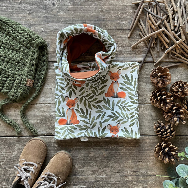 LoveBee Club Fox & Leaves Snood Children Clothing Organic