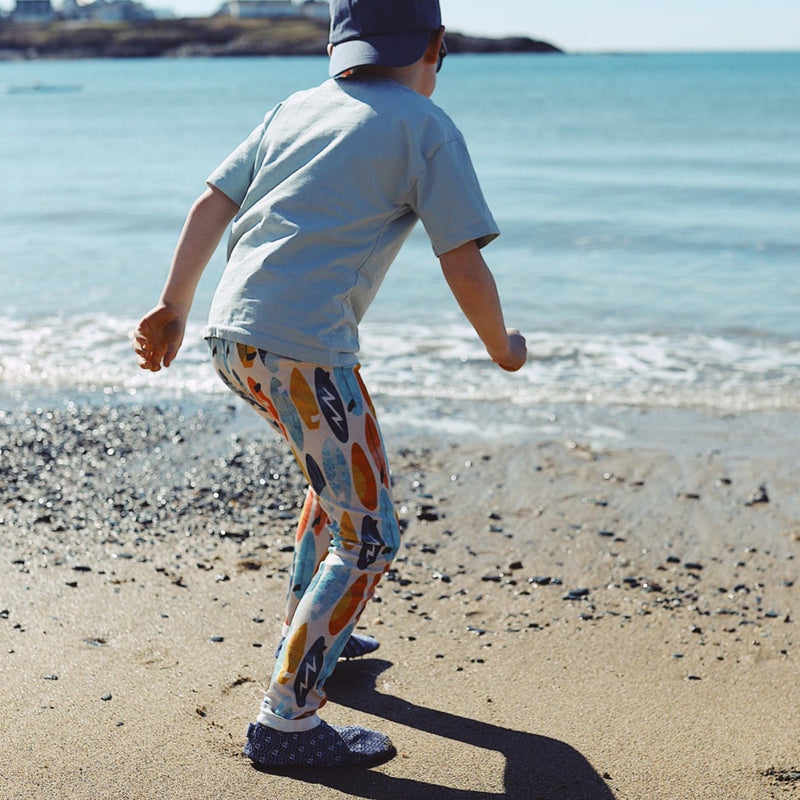 Lovebeeclub Surf Boards Slim Fit Leggings Organic Child Baby Clothing
