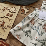 Lovebeeclub Rawrsome Dress Organic Child Baby Clothing