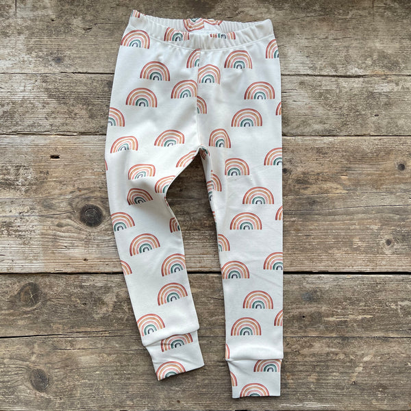 LoveBee Club Earthy Rainbow Slim Leggings Baby Children Clothing Organic