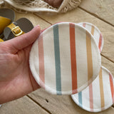 Summer Stripe Reusable Breast Pads