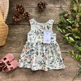 Lovebee Hedgerow Floral Dress Organic Children baby