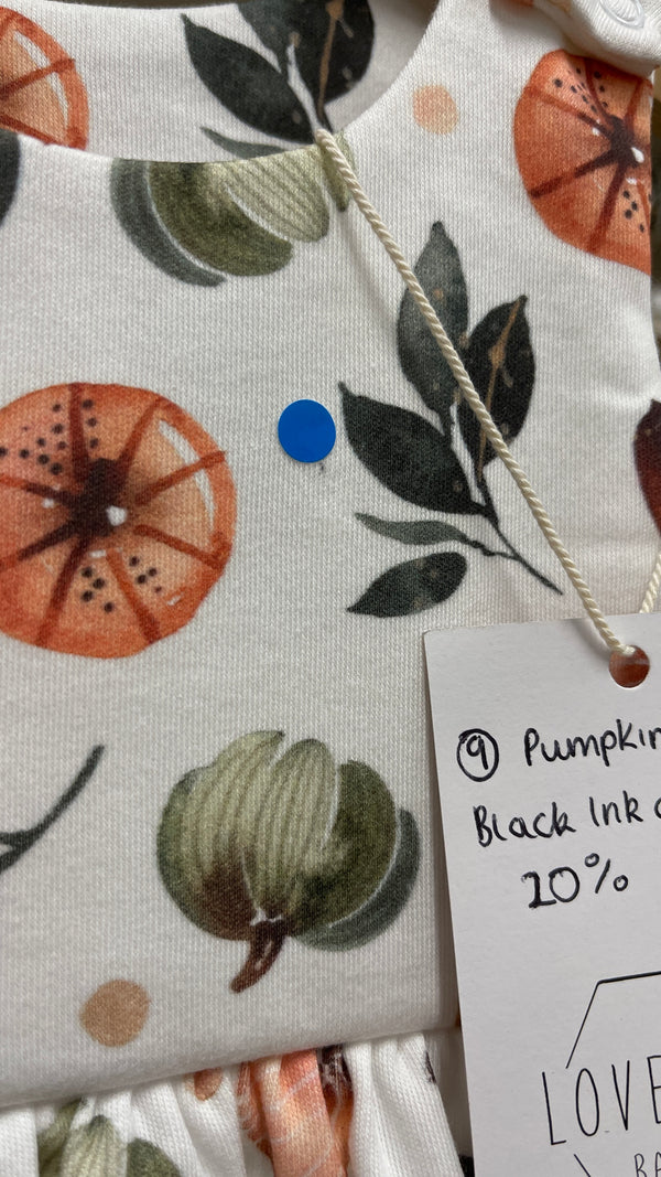 Perfectly Imperfect #9 | Pumpkin n Leaves Dress | 0-3 Months
