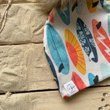 Lovebeeclub Surf Boards Bobble Hat Organic Child Baby Clothing