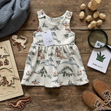 Lovebeeclub Rawrsome Dress Organic Child Baby Clothing