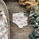 LoveBee Club Earthy Rainbow Dribble Bib Baby Children Clothing Organic