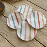 Lovebeeclub Summer Stripe Boobee Pads Organic Child Baby Clothing