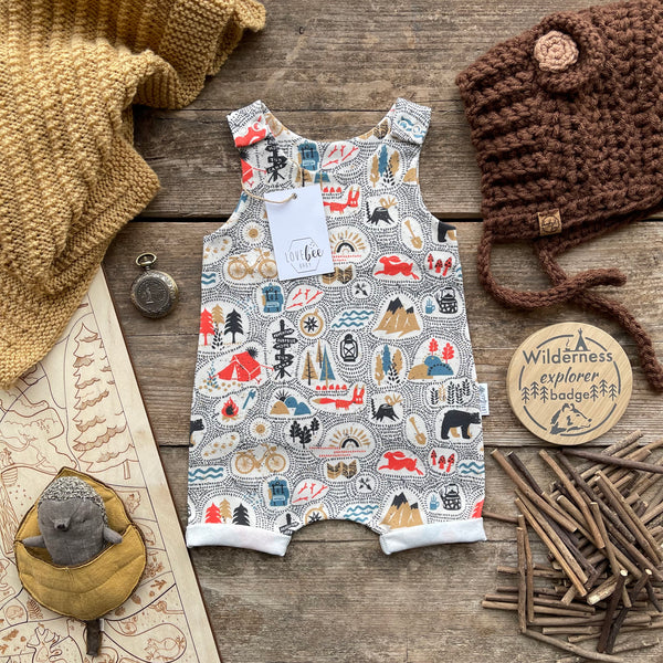 lovebeeclub Adventure suprise short romper children 