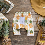 Lovebeeclub Pineapple Harem Leggings Organic Child Baby Clothing