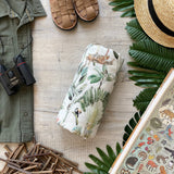 Lovebeeclub Rainforest Swaddle Blanket Organic Child Baby Clothing
