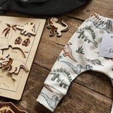 Lovebeeclub Rawrsome Harem Leggings Organic Child Baby Clothing