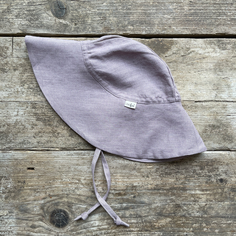 Lavender wide brim Sun hat