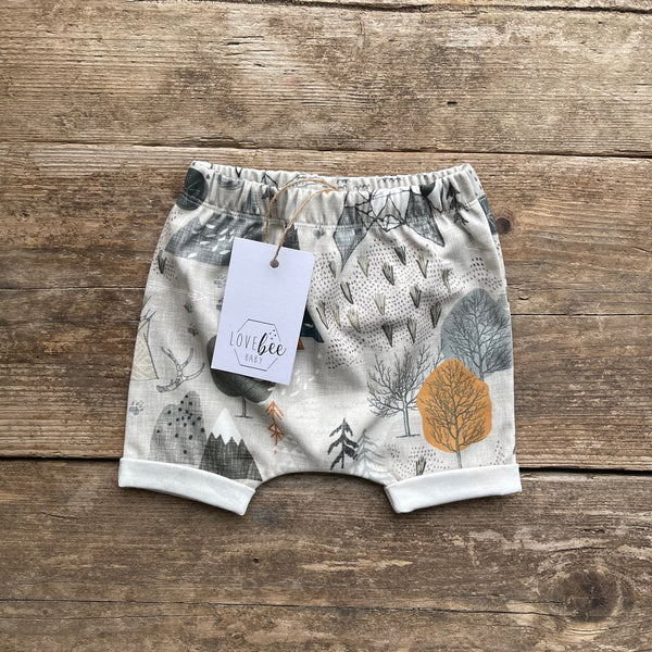 Mountains Rolled Shorts