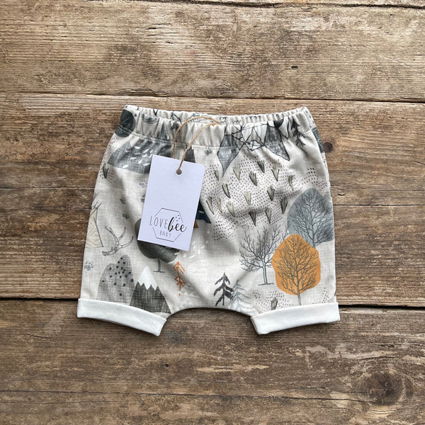 Mountains Rolled Shorts