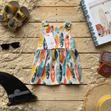 Lovebeeclub Surf Boards Dress Organic Child Baby Clothing