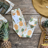 Lovebeeclub Pineapple Slim Fit Leggings Organic Child Baby Clothing