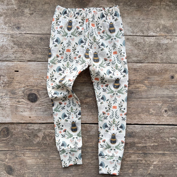 Lovebee Club Bees Slim Leggings Organic Child Baby Clothing