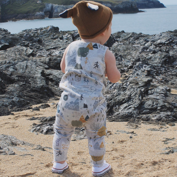 Lovebee Club Mountains Adventure Romper Children baby Organic
