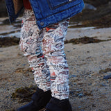 Lovebeeclub Ocean Life Slim Fit Leggings Organic Child Baby Clothing