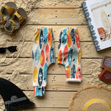 Lovebeeclub Surf Boards Harem Leggings Organic Child Baby Clothing