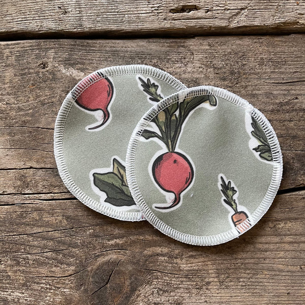 Lovebeeclub Root Veg Boobee Pads Organic Child Baby Clothing