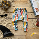Lovebeeclub Surf Boards Harem Leggings Organic Child Baby Clothing