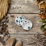 LoveBee Club Autumnal Hike Breast Pads Print Reusable Organic