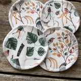 LoveBee Club Autumnal Hike Breast Pads Print Reusable Organic