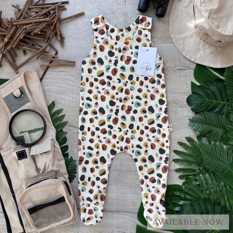 Leopard Footed Romper | Ready To Post