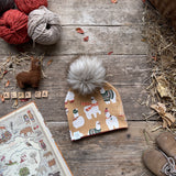 Mixed Printed Bobble Hat | Sample SALE