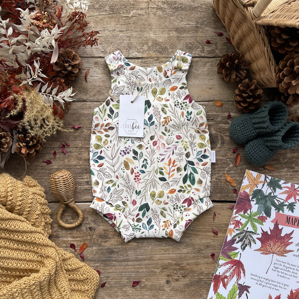 Botanical Sprigs Bloomer Romper