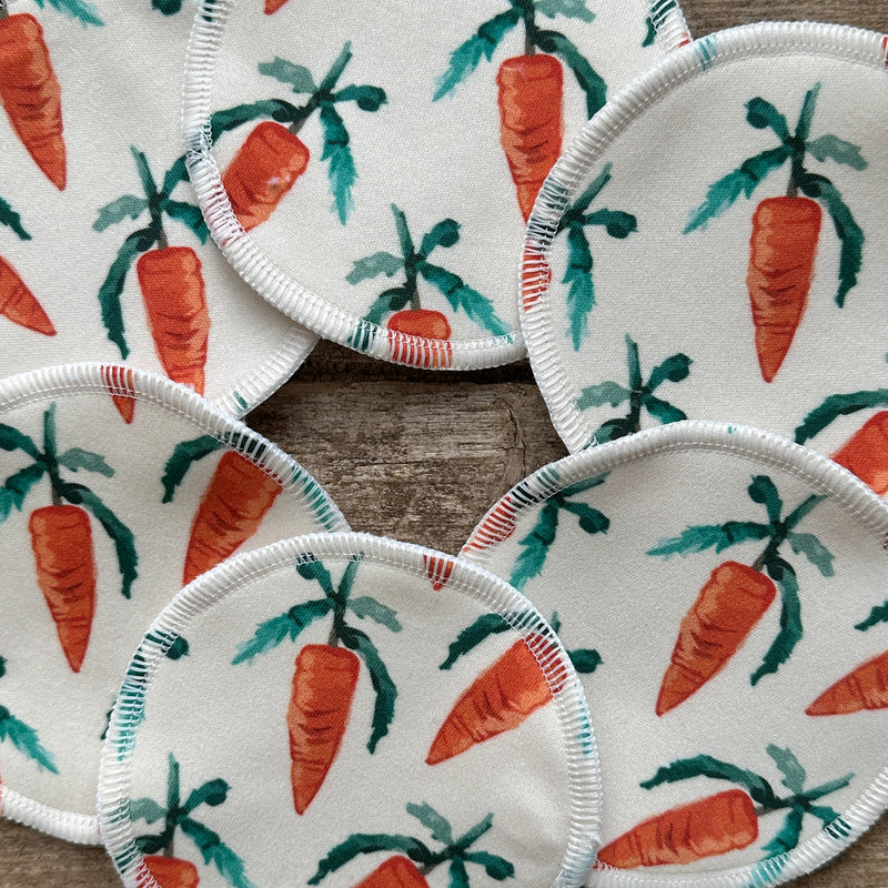 Carrots Reusable Breast Pads