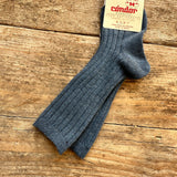 Cotton Rib Knee High Socks | Jeans