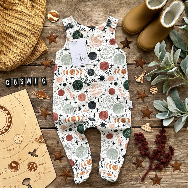 Cosmic Footed Romper
