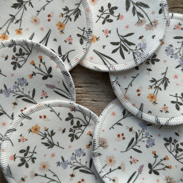 Ditsy Meadow Reusable Breast Pads