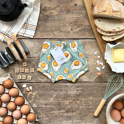 A Good Egg Cuffed Shorts