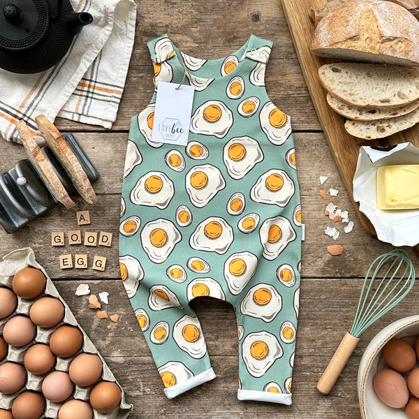 A Good Egg Long Rolled Romper | Ready To Post