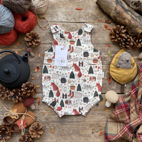 Forest Friends Bloomer Romper