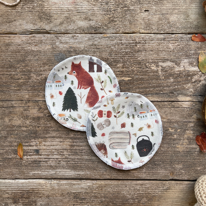 Forest Friends Reusable Breast Pads