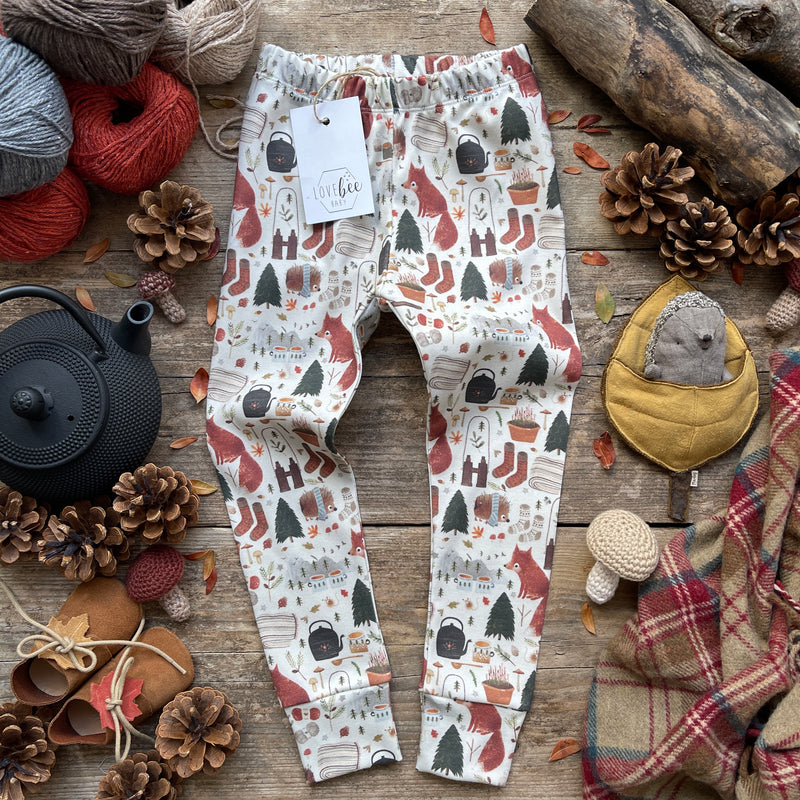 Forest Friends Slim Fit Leggings