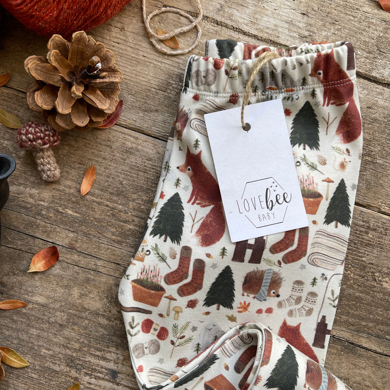 Forest Friends Slim Fit Leggings