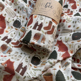 Forest Friends Organic Swaddle Blanket