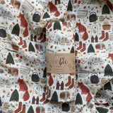 Forest Friends Organic Swaddle Blanket