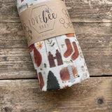 Forest Friends Organic Swaddle Blanket