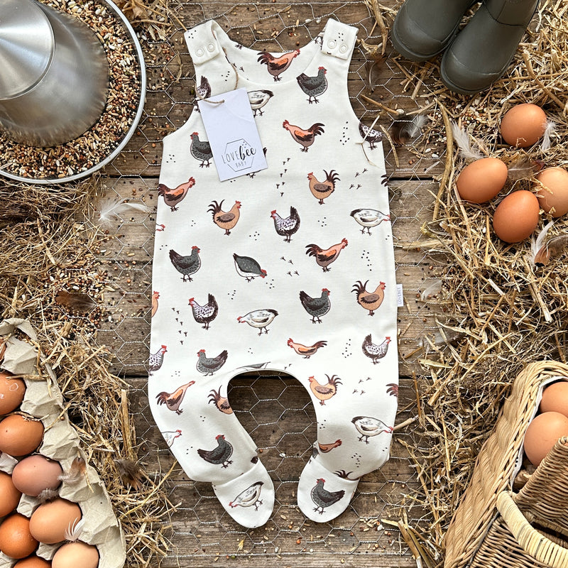 Hens Footed Romper