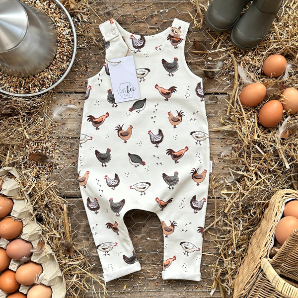Hens Long Rolled Romper | Ready To Post
