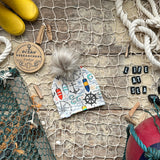 Summer Printed Bobble Hat | Sample SALE