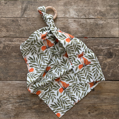Fox And Leaves Lovie